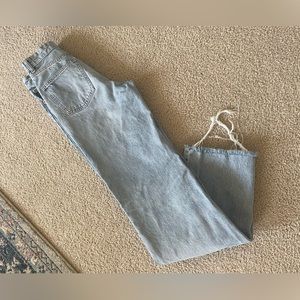 NOWT Zara wide leg high waist jean